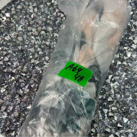 Revamped tank top tropical floral flowers leaves Green Leaf Print Crop Top - Picture 12 of 12